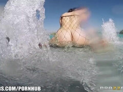 In den arsch, Grosser arsch, Braunhaarige