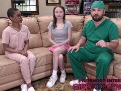 V zákulisí, Bondáž, Doktor, Dominace, Femdom, Drobounká, Pička, Vyhublá