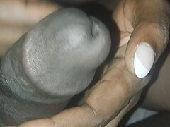 Afrikanisch, Schwarz, Handjob