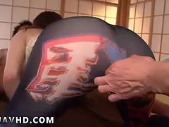 Ázijskej, Kuřba, Brunetka, Prstovanie, Gangbang, Hd, Japonské