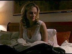 HEATHER GRAHAM poked up by her sonny