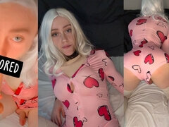 18, 금발의, 사정 샷, 수음, 조그마한, 성전환자, 혼자, 청소년