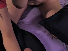 Anal, Gros seins, Sucer une bite, Attrapée, Hard, Fille latino, Adolescente, Nénés