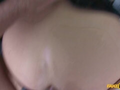 In den arsch, Grosse titten, Blasen, Auto, Masturbation, Im freien, Pov, Muschi