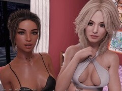 Adult visual novel featuring vaginal scenes and being a dik