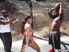 Lisa Ann and her massive interracial DP