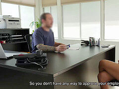 Brasil, Brunette, Europeisk, Kontor