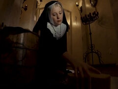 Sexy lesbian nun fingers