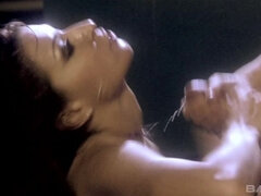 Brunett, Sperma shot, Ansiktsbehandling, Latina, Utomhus