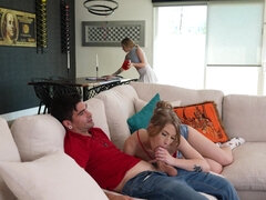 Isot tissit, Blondi, Suihinotto, Takaapäin, Naamallinen, Hd, Selkäsauna, Pillu