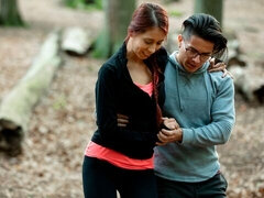 Amateur, Verga grande, Mamada, Besar, Tetas naturales, Pelirrojo, Adolescente, Tetas