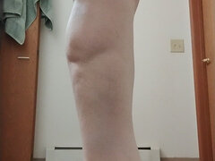 Amatør, Amerikaner, Bad, Føtter, Fotfetisj, Moden, Alene