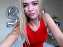Amatorka, Tyłek, Blondynka, Delikatny, Solo, Kamerka internetowa