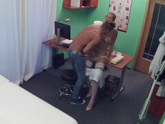 Leie, Blasen, Lecken, Büro, Orgasmus, Höschen, Muschi, Eng