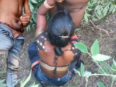 The Landlady Who Went to Visit the Farm Was Fucked by the Labourer's Stepson