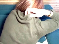 素人, デカチン, フェラチオ, 自家製, オーガズム, オマンコ, ロシア人, ヤリマンの