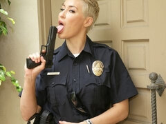 Stora tuttar, Doggystyle, Dominans, Milf, Polis, Rakad, Tuttar, Uniform