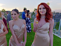 Blondynka, Brunetka, Grupa, Hardcore, Orgia, Pornstars, Punkt widzenia, Cycki