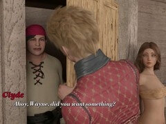 Clyde discovers a gimp girl on the ship during a wild voyage