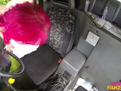 Busty Babe Fucked on Drivers Seat