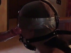 Nylon Hood Fetish MILF Blowjob Compilation