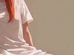 Blond, Sperma shot, Seksspeelgoed, Vrouw, Spel, Masturbatie, Orgasme, Kut duiken