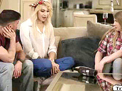 Anal, Blonde, Sucer une bite, Transsexuelle, Tatouage