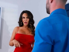 Raven-haired angel Kiki Klout nicely screwed by her hubby's friend