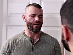 Stor pik, Pik sutte, Homoseksuel, Behåret, Håndjob, Hårdt