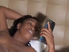 Africano, Amateur, Negro, Mamada, Consolador, Maduro, Trio, Vibrador