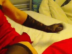 Amatör, Latex, Onani, Solo, Stockings