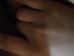 Horny Mexican teen touches and masturbates thinking about my cock