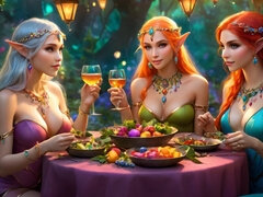 Beautiful Big Breasted Nude Indian Elf Girl in Part 1