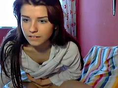 Amateur, Gros seins, Masturbation, Solo, Nénés, Webcam