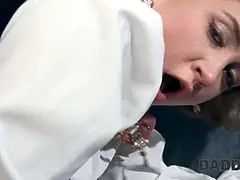 Daddy4k. hot and clever blonde daruma rai sucks aged rich man's knob to win