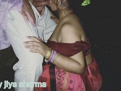 Indian bhabhi with sasur enjoys natural tits action with family taboo sex vibe