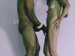 Close-up, cuckold wife, handjob