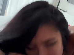 Amatör, Stor stjärt, Avsugning, Brunett, Par, Latina, Pov, Rider