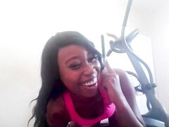 Bruinharig, Vingeren, Gapende, Handbeurt, Natuurlijke tieten, Alleen, Tieten likken, Webcamera