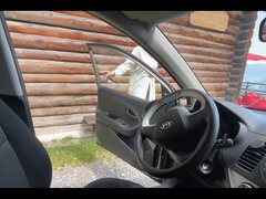 Leie, Asiatisch, Auto, Dildo, Im freien