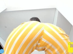 Traseiro, Bonitinhoa fofoa atraente, Latina, Solo chão, Câmera de web webcam