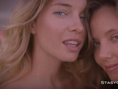 Blond, Bruinharig, Erotisch, Hd, Slipje, Klein, Russisch, Tieten likken