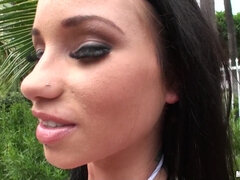 Røv, Strand, Pik sutte, Brunette, Pik, Hårdt, Pov, Fisse