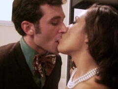 Petite Clark Kent gets fucked hard by stud and facialized