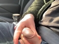 Amateur, Verga grande, Coche, Corridas, Gay, Masturbación, Al aire libre, Público