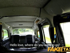 Skyler Mackay's tight pussy gets creampied in a fake taxi POV ride