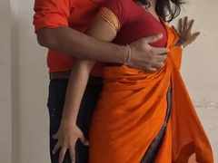 Curvy Indian Bhabhi in Yellow Saree Fucked Hard - Big Natural Tits & Big Ass