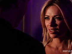 Amaterji, Velika rit, Velik kurac, Velike joške, Blondinka, Fafanje, Obrito, Joške