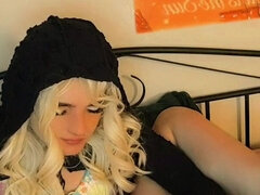 Amateur, Blonde, Femelle, Masturbation, Solo, Tatouage