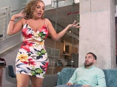 Amerykański, Duże cycki, Obciąganie, Zbliżenie, Płeć żeńska, Mąż, Mamuśka, Pornstars